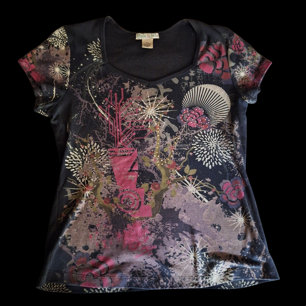 Vintage Suzie Graphic Women's Top
